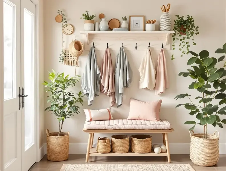 玄关的收纳一角